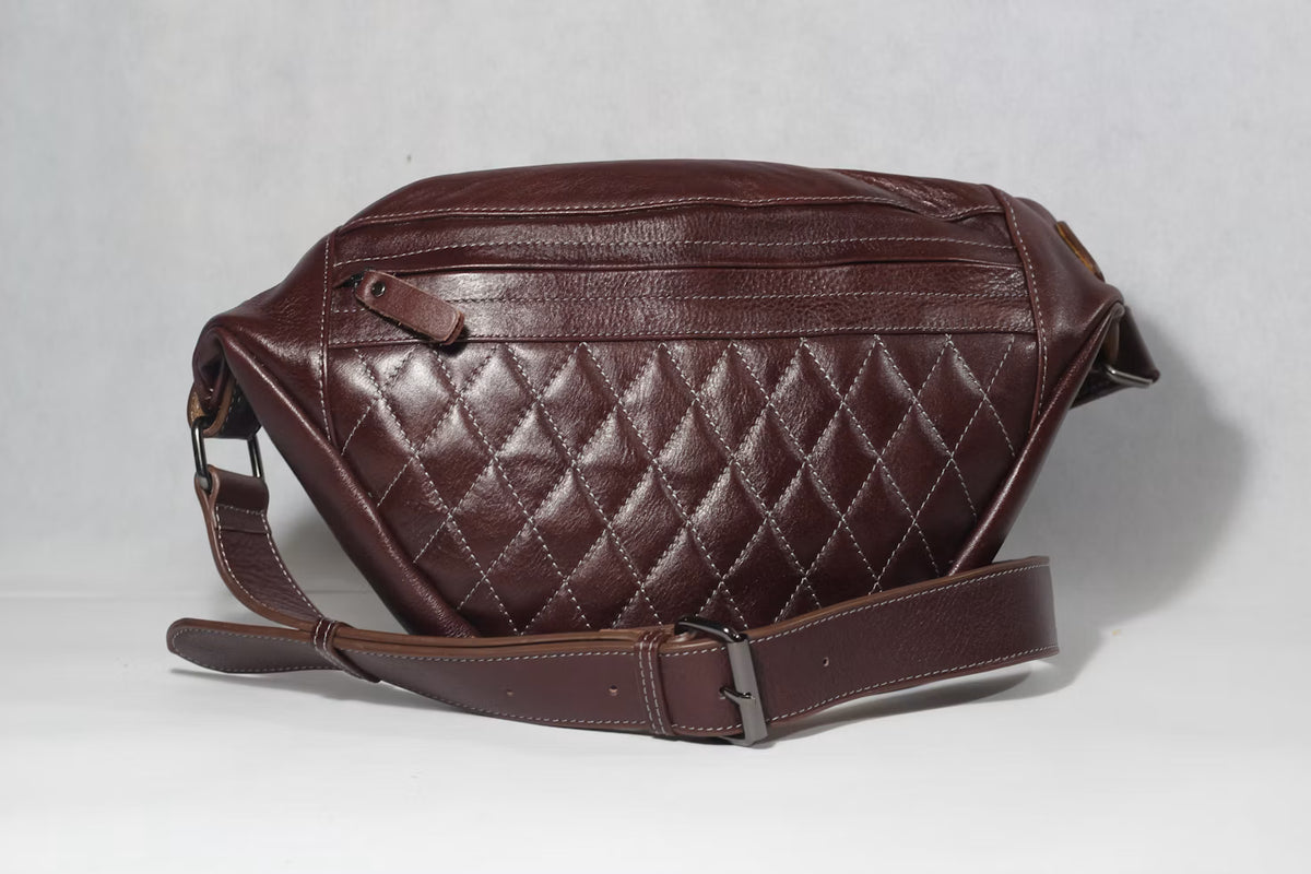 Quilted Leather Waist Bag